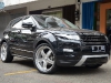2012 Range Rover Evoque on Brushed Modulare H7 Wheels