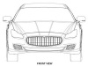 2014 Maserati Quattroporte Patent Drawings