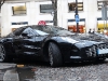 Black Aston Martin One-77 in Paris