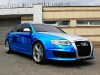 Blue Chrome and Matte Silver Audi RS6