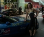 Ashley van Dyke with the Corvette Z06