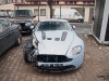 Car Crash Aston Martin V12 Vantage Wrecked in Czech Republic