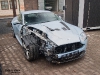 Car Crash Aston Martin V12 Vantage Wrecked in Czech Republic