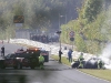 Car Crash Mercedes-Benz SLS AMG Black Series Mule Crashes at the Nurburgring