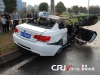 Car Crash: Porsche Turbo & BMW M3 after Streetrace in China