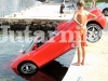 Car Crash Ferrari 360 Spider Tries to Swim in Croatia