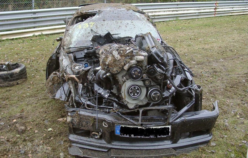 Car Crashes BMW E36 M3 at Nordschleife GTspirit
