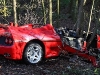 Car Crashes: Ferrari F50 Crashed in Holland