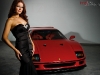 Cars & Girls: Ferrari F40 & Hope