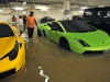 Exotic Cars in Flooded Singapore Garage