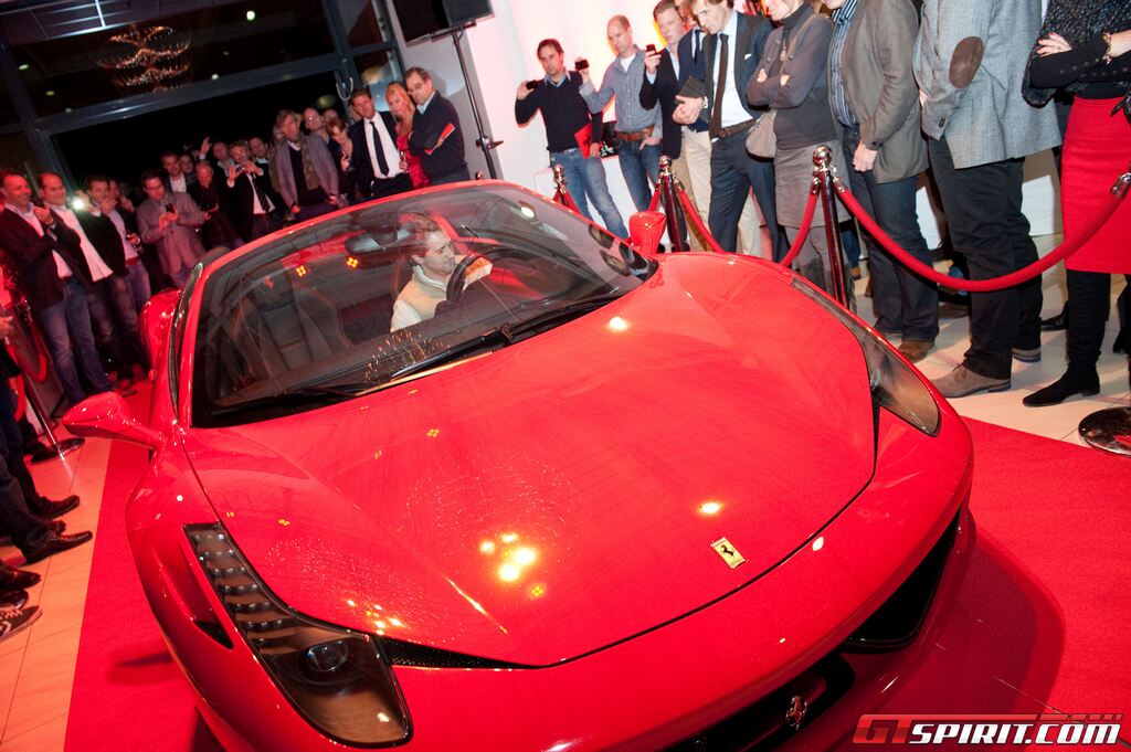 Ferrari 458 Spider Unveiled at Ferrari Munsterhuis - GTspirit