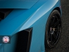 Blue Lamborghini Aventador Roadster HRE Wheels