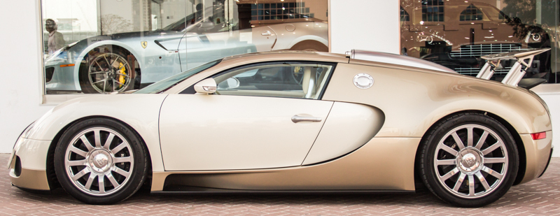 Unique Light Gold Bugatti Veyron For Sale - GTspirit