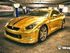 Gold Wrapped Nissan GT-R by WrapStyle