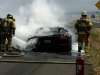 Lamborghini Aventador on Fire