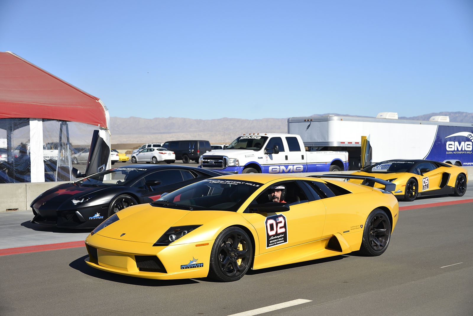 Lamborghini Beverly Hills Rally to Thermal Club - GTspirit