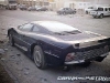 Lonely Jaguar XJ-220 in Qatar Desert