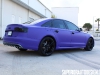 Matte Purple Wrapped 2013 Audi S6