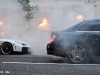 Mercedes C63 AMG Burnout in London