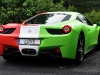 Overkill Ferrari 458 Italia with Italian Flag Wrap