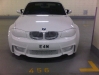 Overkill White BMW 1-Series M Coupe in Singapore