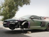Pearlescent Audi R8 Crashed in Dubai
