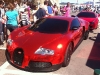 Spotted Bugatti Veyron Red Chrome Wrap in St. Tropez
