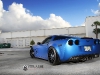 Strasse Forged Wheels Matte Blue Corvette Z06