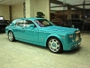 Turquoise Rolls-Royce Phantom in Doha Qatar