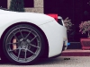 White Ferrari 458 Italia on ADV.1 Wheels