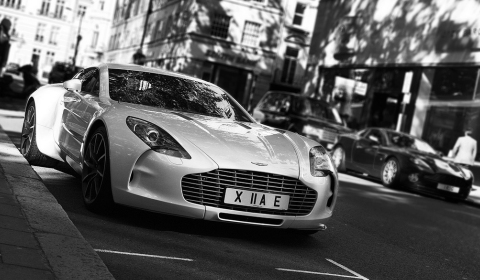 Photo Of The Day White Aston Martin One-77 in London