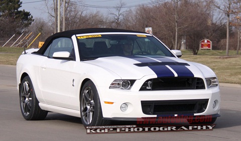 2013 Ford Shelby GT500 Convertible Spyshots