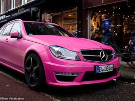 Overkill: Pink Mercedes C63 AMG Estate