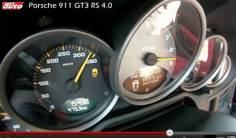 Porsche 911 GT3 RS 4.0 Braking Record