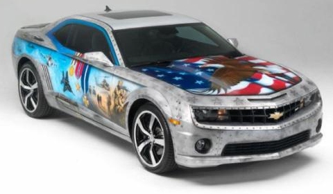 Military Tribute Camaro Sold for $ 175,000 in Barrett-Jackson Auction