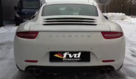 Video 2012 Porsche 911 (991) Carrera Exhaust by Brombacher