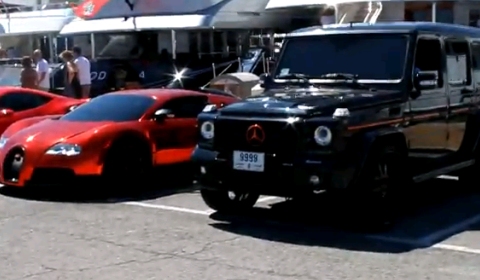 Video RRR's Bugatti Veyron & Mercedes-Benz G55 by Lorinser