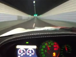 Video: Ferrari 599 GTO Goes Full Throttle Inside Tunnel