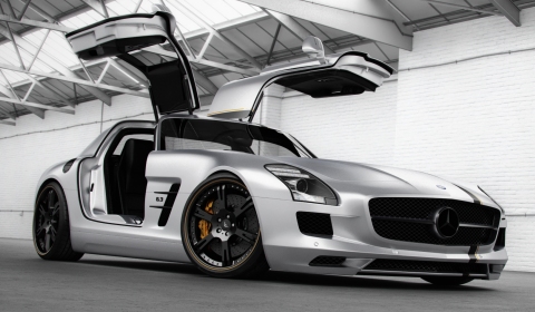 Official Mercedes-Benz SLS AMG Silver Wing by Wheelsandmore