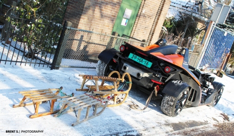 Photo Of The Day KTM X-Bow Powers Snow Sleds