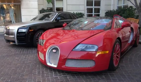 Video One-off Bugatti Veyron Grand Sport Red Edition
