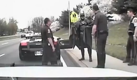 Batman Pulled Over by Police