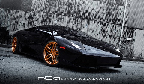 Rose Gold Concept Lamborghini Murcielago LP640