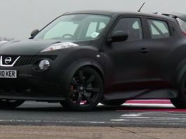 Video Nissan Juke-R vs Nissan R35 GT-R Track Test