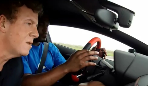 Video Mario Williams Blasts Down Runway in His Aventador