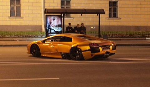 Lamborghini LP640 Crashed in Russia