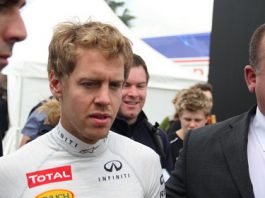 Sebastian Vettel at Goodwood Festival of Speed 2012