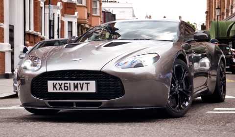 Spotted Aston Martin V12 Zagato in London