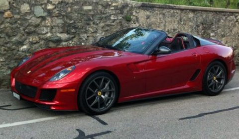 Spotted One-off Ferrari GT Aperta