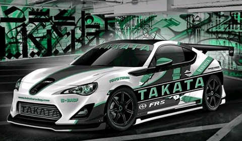 Fox Marketing Releases Render Supercharged Takata Racing FR-S